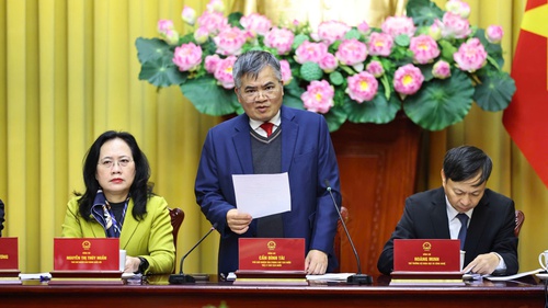 Họp báo Công bố Lệnh của Chủ tịch nước về 13 luật