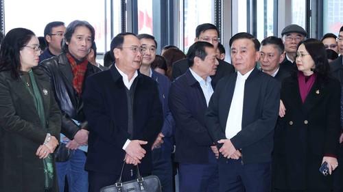 Thường trực Ban Bí thư kiểm tra công tác chuẩn bị Đại hội đại biểu toàn quốc lần thứ XIV của Đảng