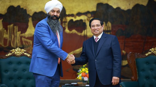 Thủ tướng Phạm Minh Chính tiếp Bộ trưởng Phát triển quốc tế Canada