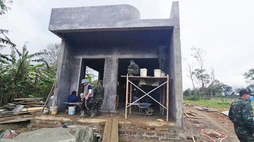 Chiến dịch Quang Trung: Dựng lại mái ấm cho người dân vùng sạt lở Quảng Trị