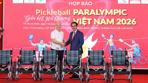 Giải Pickleball Paralympic Việt Nam 2026: Lan tỏa thông điệp 'Gắn kết yêu thương'