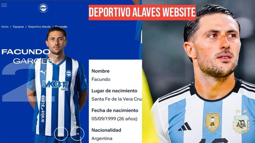 Facundo Garces: Một cầu thủ, hai quốc tịch trên hai nền tảng chính thức