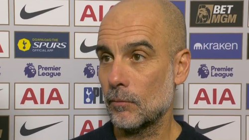 Man City mất điểm trước Tottenham, Pep Guardiola đổ lỗi cho trọng tài