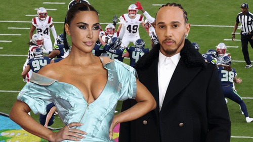 Lewis Hamilton và Kim Kardashian công khai hẹn hò tại Super Bowl?