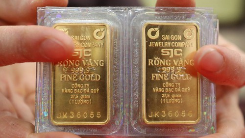 Giá vàng miếng sáng 10/2 tăng 600 nghìn đồng/lượng