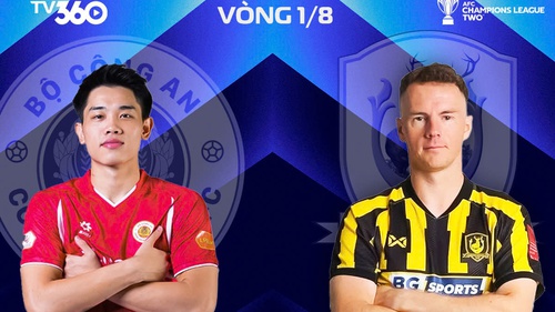 Link xem trực tiếp bóng đá Công An Hà Nội vs Tampines Rovers 19h15 hôm nay, Cúp C2 châu Á vòng 1/8