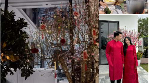 Gia đình Văn Hậu, Thành Chung rộn ràng đón xuân Bính Ngọ