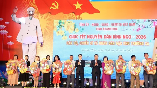 Cầu truyền hình trực tuyến chúc Tết quân và dân Đặc khu Trường Sa