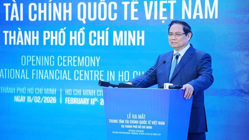 Thủ tướng dự Lễ ra mắt Trung tâm Tài chính quốc tế Việt Nam tại TP Hồ Chí Minh