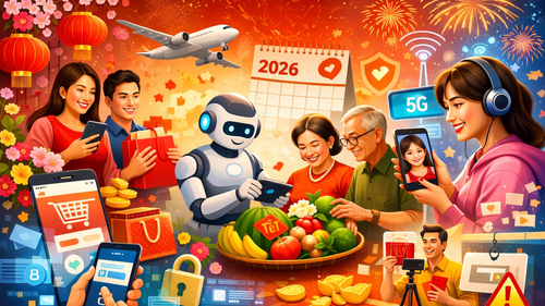Người Việt Nam dùng công nghệ gì trong kỳ nghỉ Tết Bính Ngọ 2026?