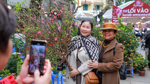 Rực rỡ sắc Xuân giữa lòng phố cổ