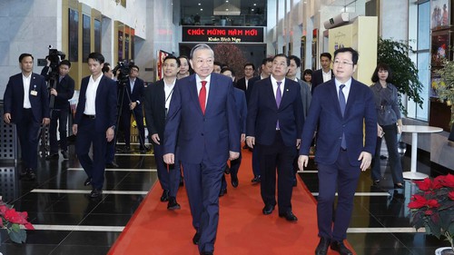 Tổng Bí thư Tô Lâm chúc Tết Đài Truyền hình Việt Nam