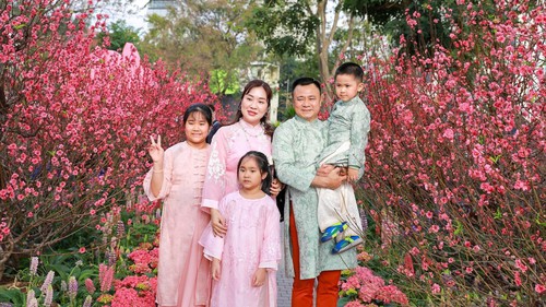 Tận hưởng không khí Tết sớm bên hồ Hoàn Kiếm