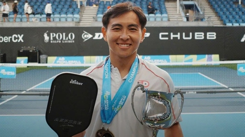 Phúc Huỳnh vô địch và giành danh hiệu VĐV xuất sắc nhất giải pickleball được tổ chức bởi Australian Open              