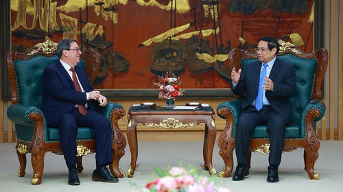 Thủ tướng Phạm Minh Chính tiếp Đặc phái viên Đảng, Chính phủ Cuba