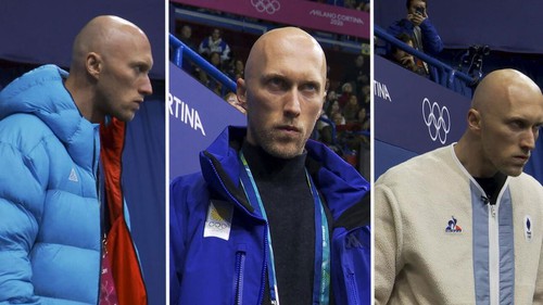 Dẫn dắt 16 VĐV ở 13 quốc gia tại Olympic mùa Đông, HLV người Pháp gây sốt với màn thay áo liên tục