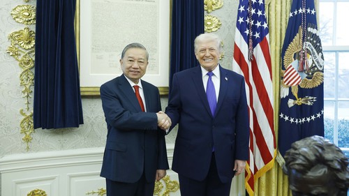 Tổng Bí thư Tô Lâm gặp Tổng thống Hoa Kỳ Donald Trump
