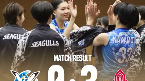 Bích Thủy tiếp tục tỏa sáng, đội nhà vẫn nhận hai thất bại liên tiếp tại giải đấu ở Nhật Bản