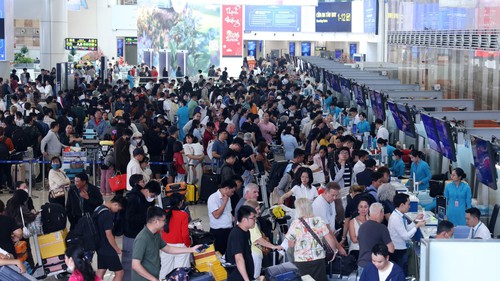 Sân bay Nội Bài chạm mốc sản lượng khai thác kỷ lục dịp Tết Nguyên đán