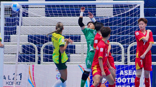 ĐT futsal nữ Việt Nam thua Australia ở trận ra quân giải Đông Nam Á