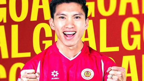 Cộng đồng mạng phát sốt với 'siêu phẩm' của Văn Hậu vào lưới Thanh Hóa ở V-League