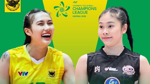 Link xem trực tiếp bóng chuyền VTV Bình Điền Long An vs Supreme Tip Chonburi-E.Tech 17h hôm nay