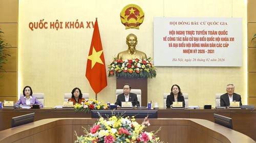 Chủ tịch Quốc hội chủ trì Hội nghị trực tuyến toàn quốc triển khai công tác bầu cử