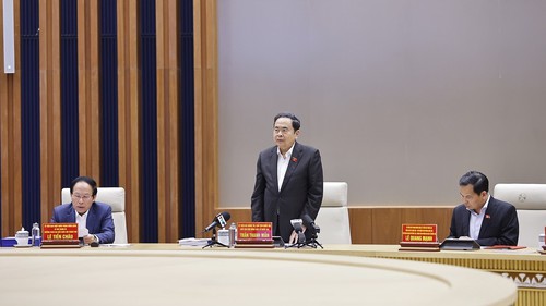 Chủ tịch Quốc hội Trần Thanh Mẫn làm việc với Ủy ban bầu cử thành phố Hải Phòng