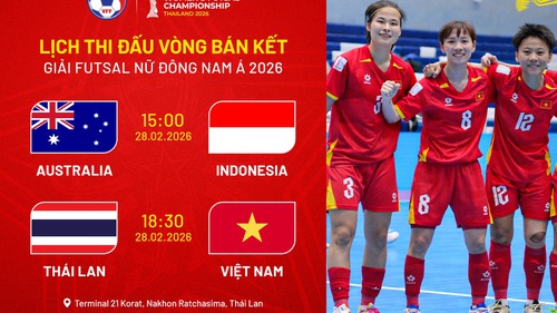 Lịch thi đấu bóng đá hôm nay 28/2: Trực tiếp Việt Nam đấu với Thái Lan