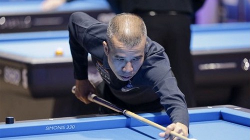 Trần Quyết Chiến thắng đậm cao thủ Mexico, Việt Nam mở màn thành công ở giải carom 3 băng thế giới