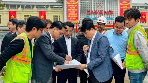 Metro Nhổn – Ga Hà Nội tăng tốc đoạn ngầm: Hoàn thiện đến đâu, trả lại mặt bằng đến đó