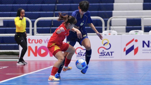 Thất bại trước Thái Lan, ĐT futsal nữ Việt Nam sẽ đá hạng ba tại Giải vô địch nữ Đông Nam Á