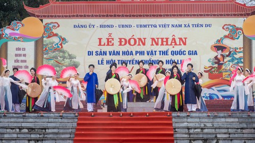 Bắc Ninh đón nhận danh hiệu Di sản văn hóa phi vật thể quốc gia - Lễ hội Lim