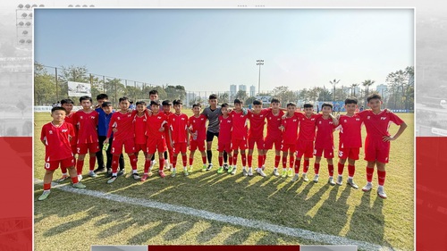 Đội bóng trẻ Việt Nam thắng 11-0 ở giải quốc tế tại Trung Quốc, một cầu thủ ghi 7 bàn
