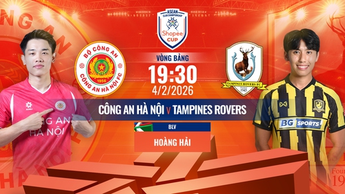 Link xem trực tiếp bóng đá CAHN vs Tampines Rovers 19h30 hôm nay, Shopee Cup vòng bảng