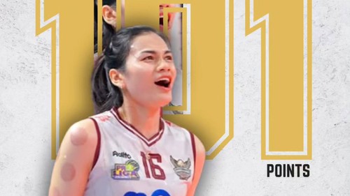 Sao bóng chuyền Việt Nam được vinh danh khi ghi hơn 100 điểm sau 7 trận xuất ngoại, xếp trên 95 VĐV nước ngoài