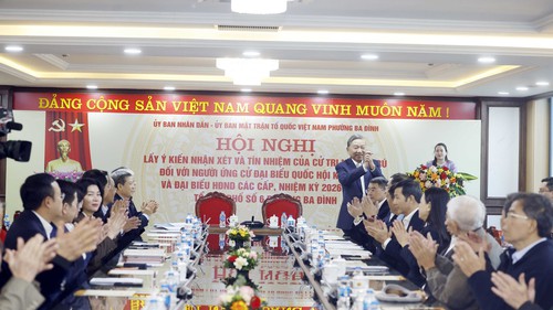 Tổng Bí thư Tô Lâm dự Hội nghị lấy ý kiến cử tri nơi cư trú đối với người ứng cử đại biểu Quốc hội khóa XVI