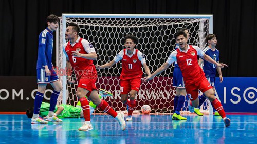 Thắng sốc Nhật Bản 5-3, Indonesia lần đầu tiên vào chung kết giải vô địch futsal Châu Á