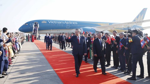 Tổng Bí thư Tô Lâm bắt đầu thăm cấp Nhà nước tới CHDCND Lào