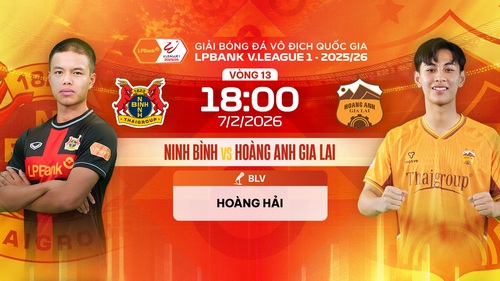 Link xem trực tiếp bóng đá Ninh Bình vs Hoàng Anh Gia Lai 18h hôm nay, xem V-League vòng 13