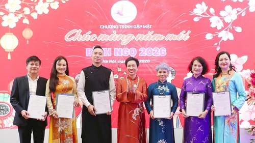 Hiệp hội Văn hóa Áo dài Việt Nam kiện toàn bộ máy để hướng tới nhiều nhiệm vụ trọng tâm trong năm mới