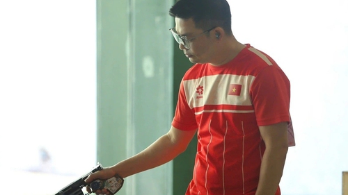 Phạm Quang Huy cùng Hà Minh Thành mang về HCB châu Á cho bắn súng Việt Nam