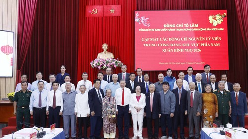 Tổng Bí thư gặp mặt các đồng chí nguyên Uỷ viên Trung ương Đảng khu vực phía Nam