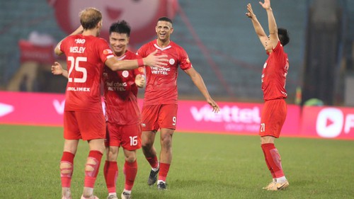 Đánh bại CLB Hà Nội, Thể Công Viettel lên nhì bảng V-League