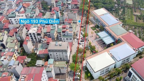 Hà Nội phân luồng giao thông để cải tạo, mở rộng ngõ 193 đường Phú Diễn