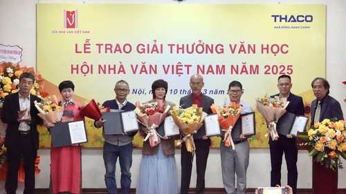 Giải thưởng Văn học Hội Nhà văn Việt Nam 2025: Tôn vinh vẻ đẹp đích thực của sáng tạo