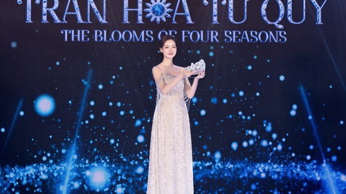 Cận cảnh vương miện World Vietnam 2025 gắn 3.368 viên đá quý 