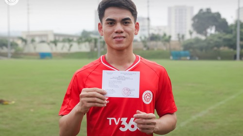 45 cầu thủ Thể Công Viettel sẵn sàng cho hoạt động bầu cử ngày 15/3