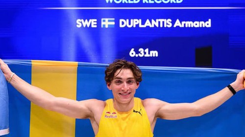"Người bay" Duplantis lập kỷ lục thế giới nhảy sào lần thứ 15