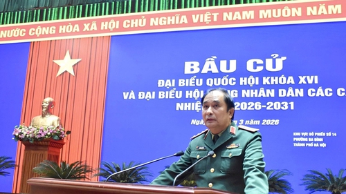 Bầu cử Quốc hội và HĐND: Bộ Tổng Tham mưu tổng duyệt chương trình khai mạc bầu cử